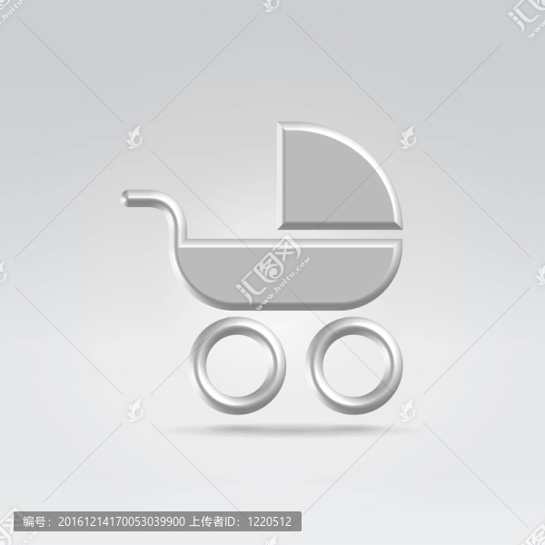 嬰兒提籃圖標(biāo)的概念