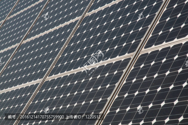 可再生能源：太陽能電池板