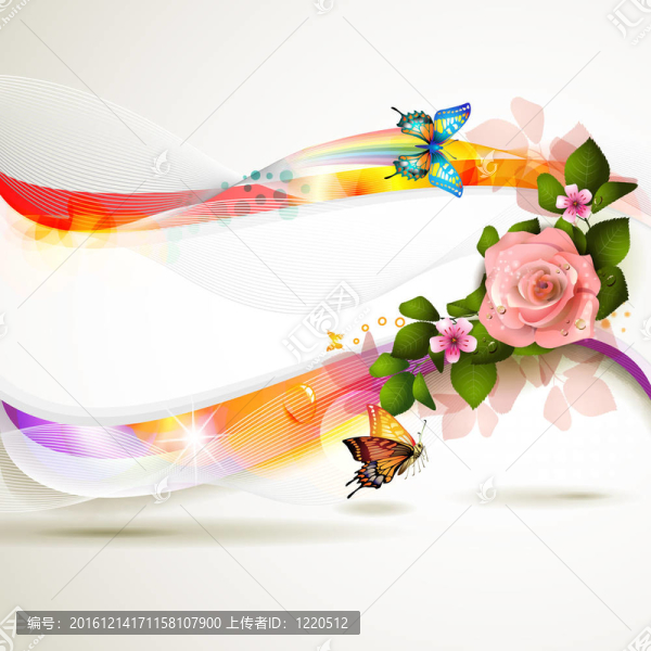 背景的花