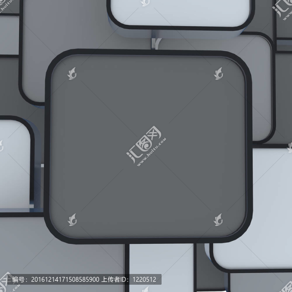 空白抽象灰盒