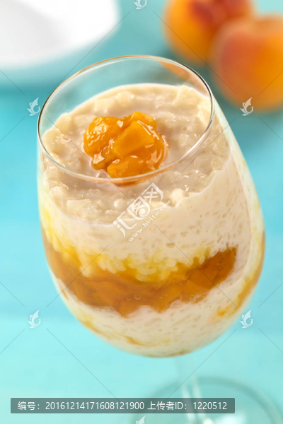 桃子果醬布丁