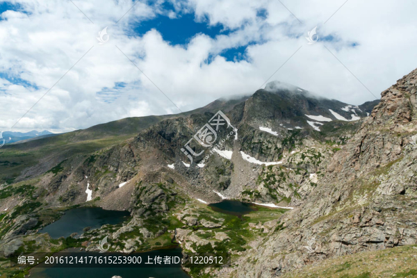 科羅拉多的高山湖泊景觀