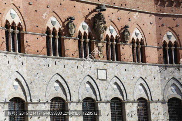 立面Palazzo,Pubblico錫耶納