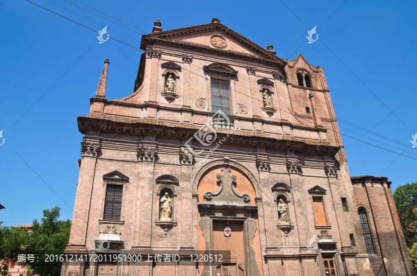 圣多梅尼科教堂。Ferrara。Emilia,Romagna。意大利.