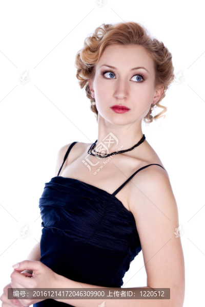 金發(fā)，漂亮的女人肖像，發(fā)型