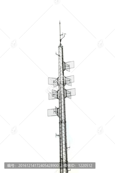 孤立的無線電塔