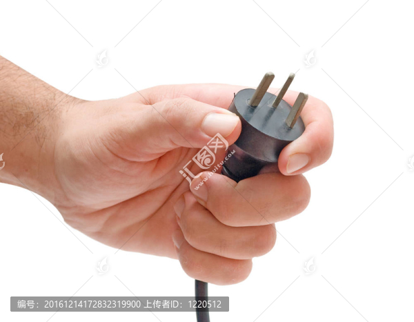 手用三針電源插頭