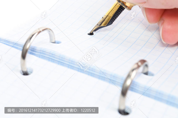 墨水筆和筆記本