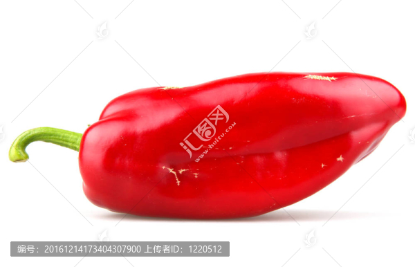 白底紅辣椒