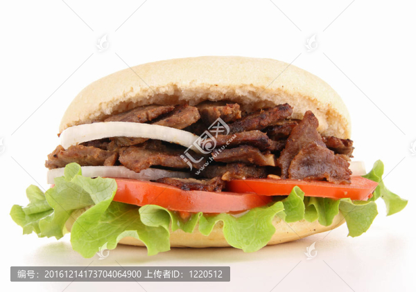 孤立的烤肉串