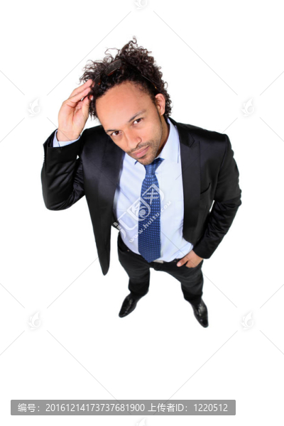 商人戴上墨鏡
