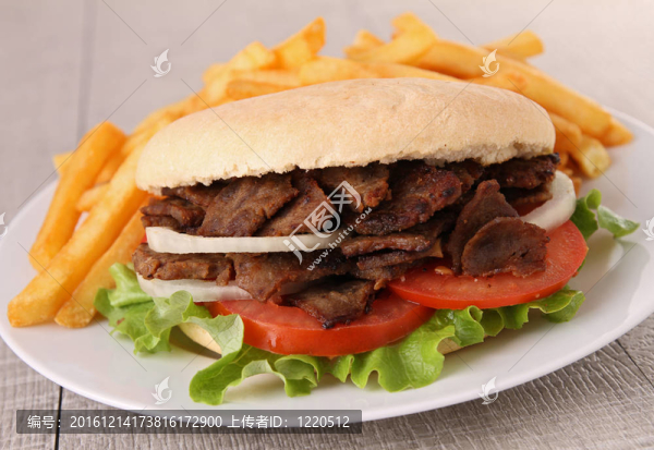 烤肉三明治；