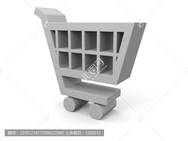 購物車3D插畫