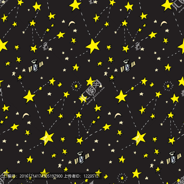 無(wú)縫的星座背景