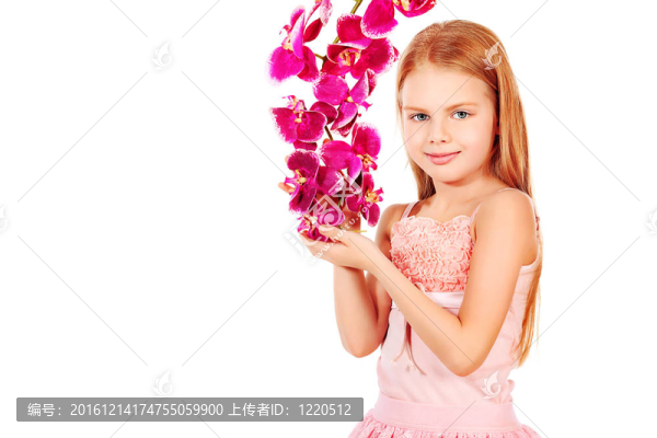 手捧鮮花