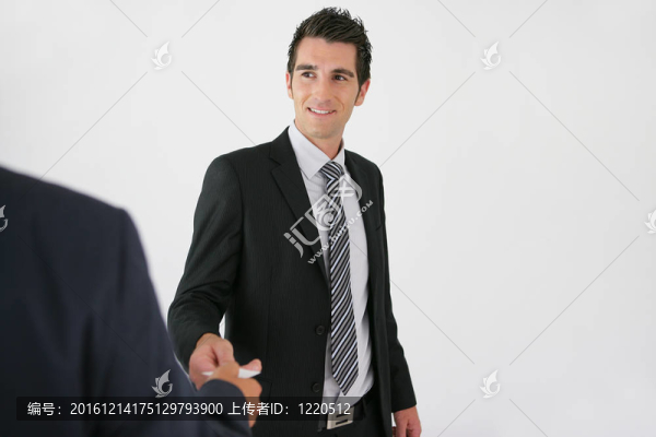 一個(gè)企業(yè)的握手