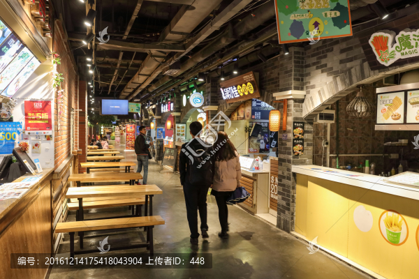 武漢光谷廣場,歐洲城,餐飲街