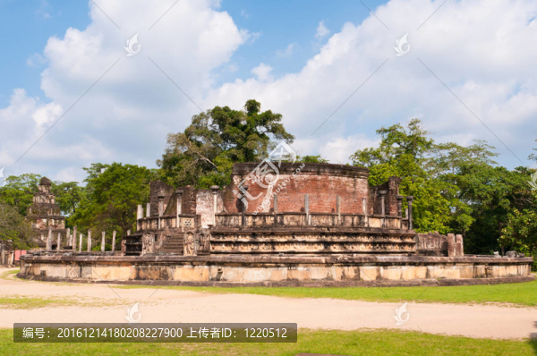 古城斯里蘭卡pollonnaruwa；