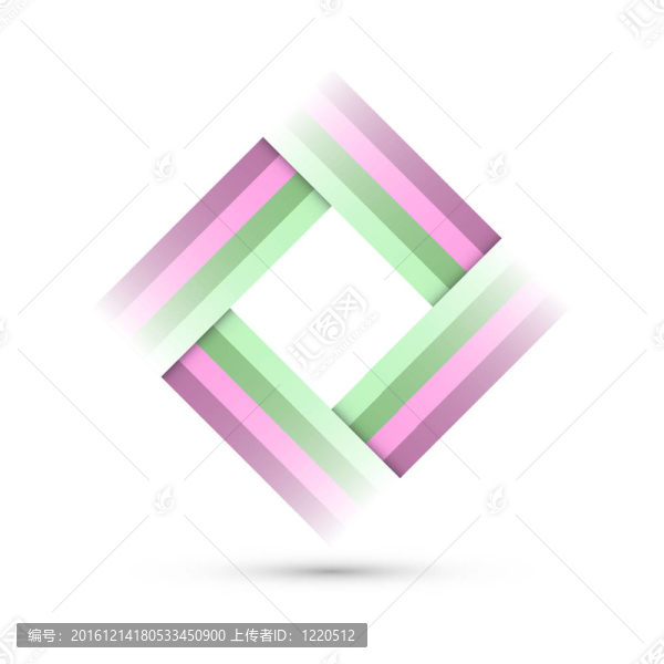 彩色矩形符號