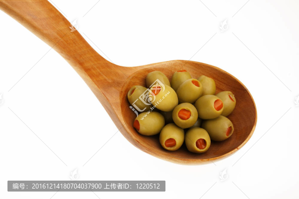 綠橄欖木勺