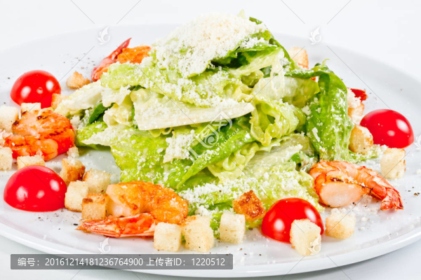 蝦凱撒沙律