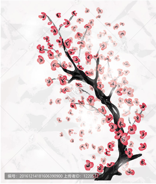 櫻花樹枝