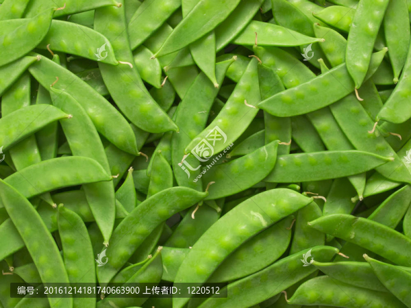 特寫(xiě)雪花豌豆的食物背景