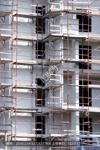 建筑施工腳手架生銹