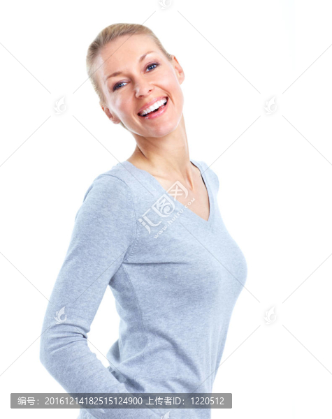 年輕的女人。