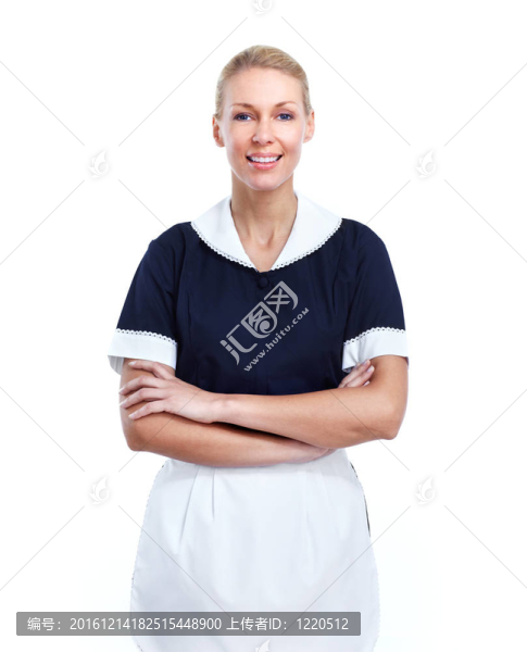 微笑女仆。
