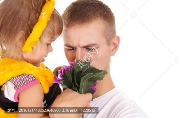 爸爸和女兒