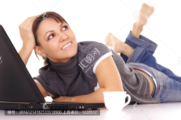 女孩用筆記本
