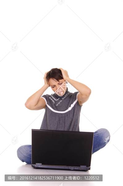 女孩用的筆記本電腦
