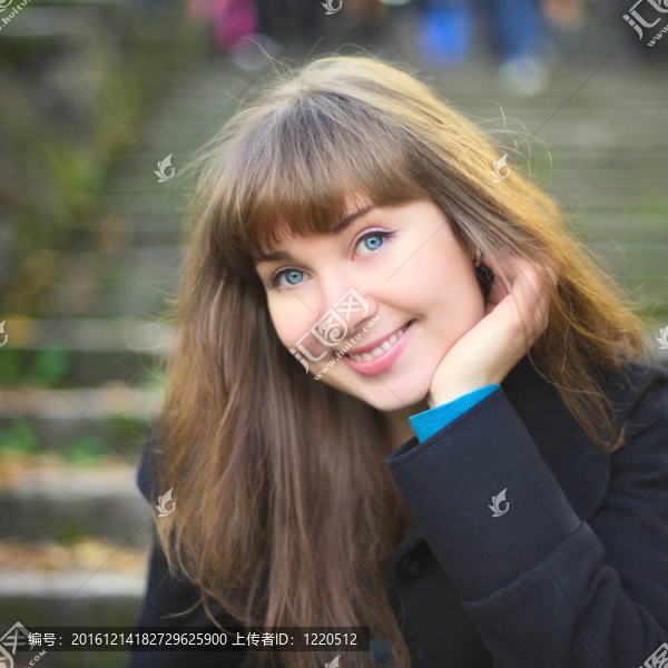 美麗的女孩畫像