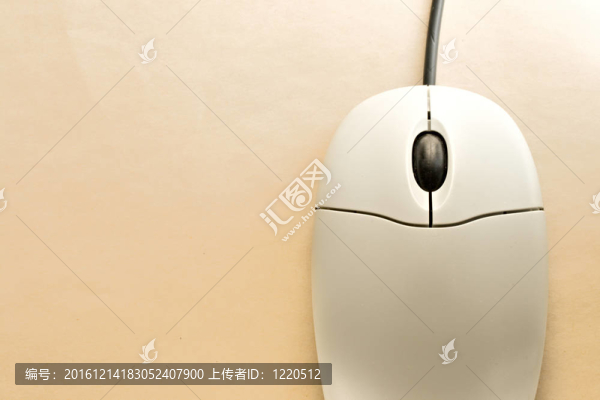 電腦鼠標(biāo)在空白背景