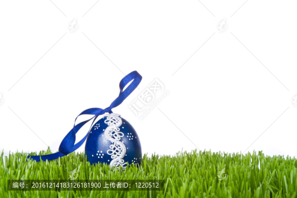 草中復(fù)活節(jié)彩蛋