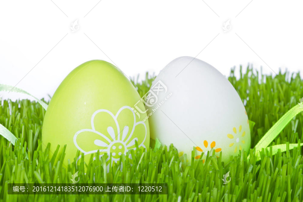 草中復(fù)活節(jié)彩蛋
