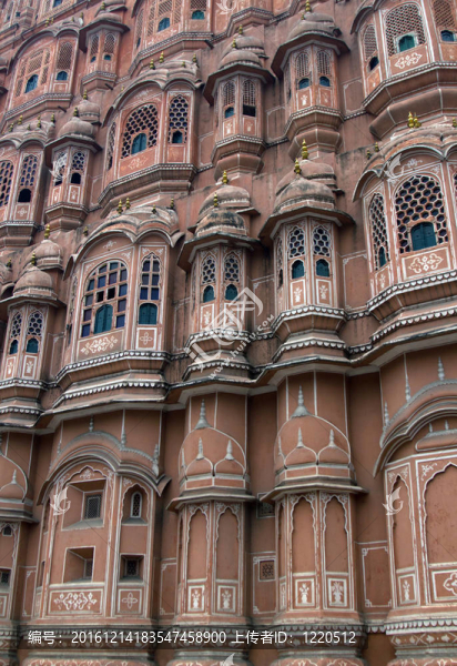 Hawa,Mahal；風(fēng)之宮殿；印度