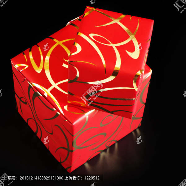 紅色的裝飾禮品