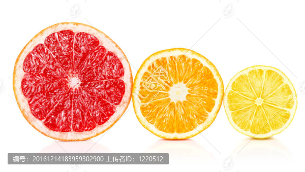 鮮橙檸檬葡萄柚切