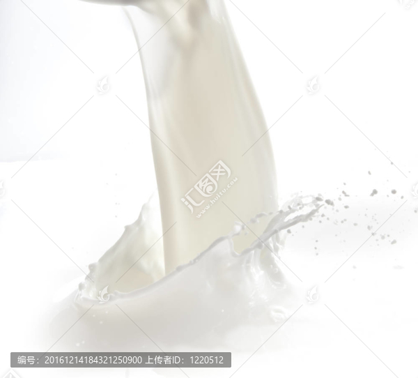 牛奶濺