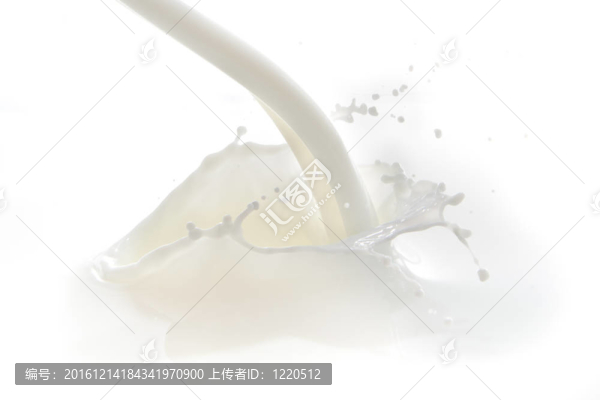 牛奶濺