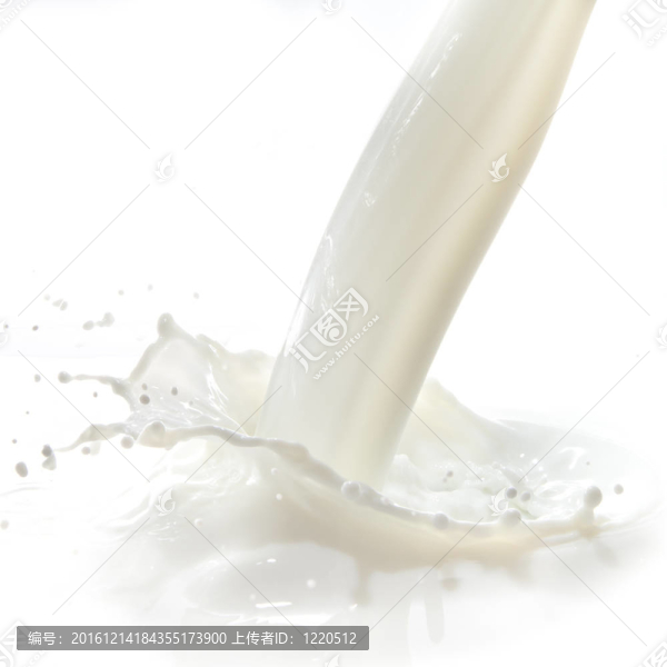 牛奶濺