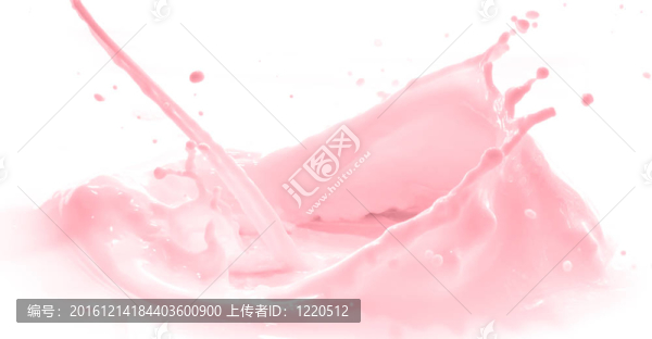 草莓牛奶飛濺