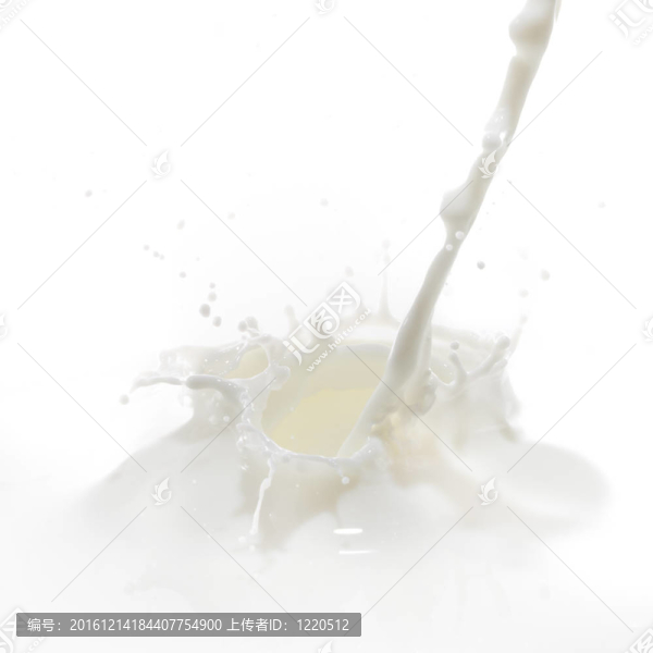 牛奶濺
