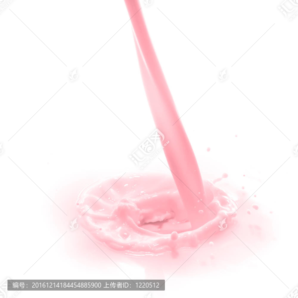 草莓牛奶飛濺