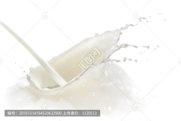 牛奶濺