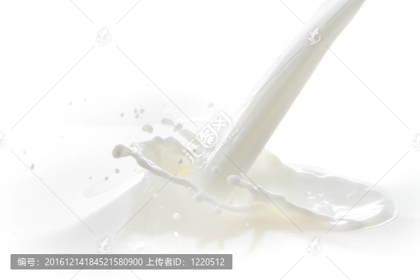 牛奶濺