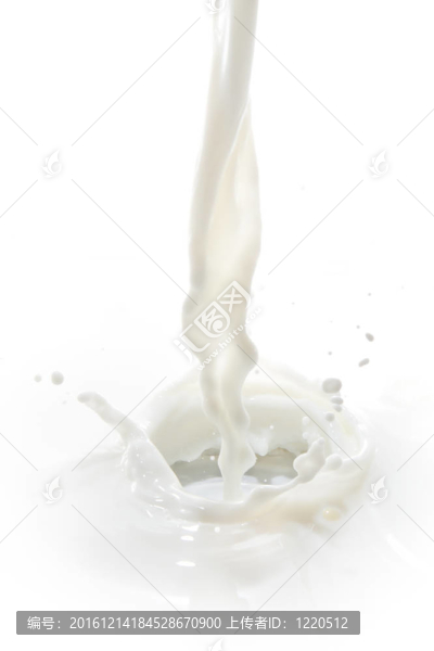 牛奶濺