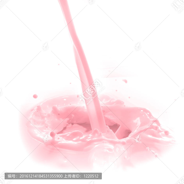 草莓牛奶飛濺